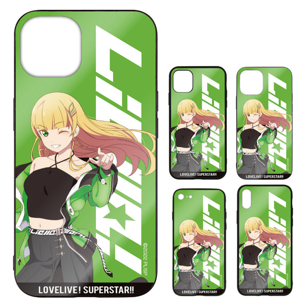 『ラブライブ!スーパースター!!』描き下ろし 平安名 すみれ 強化ガラスiPhoneケース